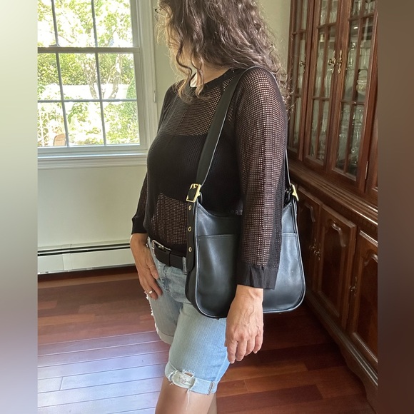 Black Leather Coach Legacy Bag No G9n-9966 - Picture 13 of 17